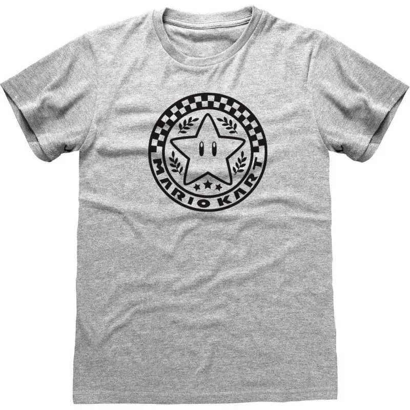 Super Mario Kart T-Shirt – Graues Nintendo Unisex Shirt für Fans