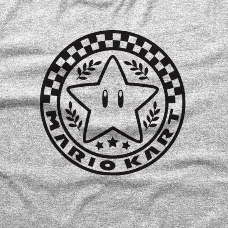 Super Mario Kart T-Shirt – Graues Nintendo Unisex Shirt für Fans
